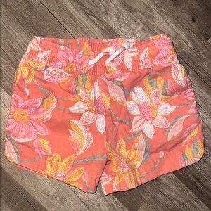 Floral Coral Women's Shorts